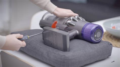 dyson v10 battery replacement video